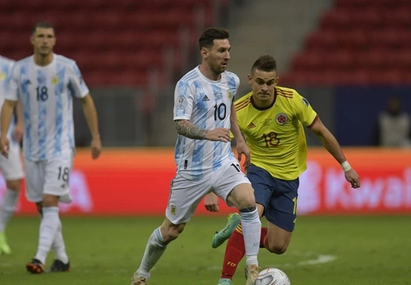 2021美洲杯阿根廷vs哥伦比亚90分钟比赛结果